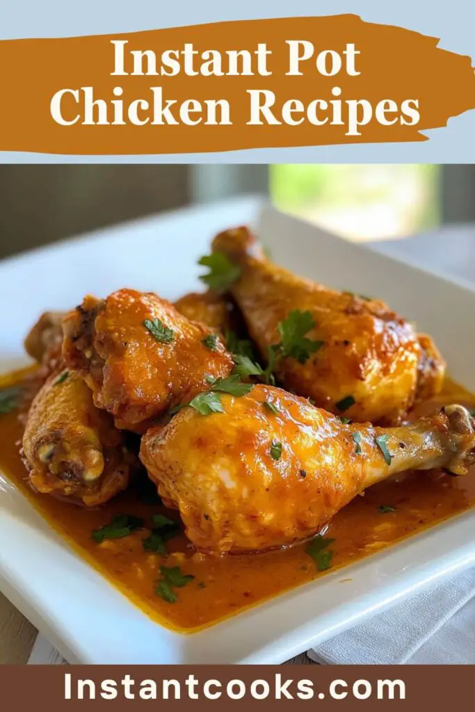 instant pot chicken recipes for beginners