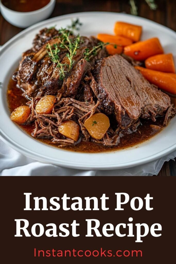 Instant Pot Roast Recipe With Vegetables