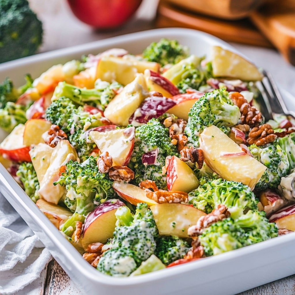 Apple Broccoli Cauliflower Salad Recipe