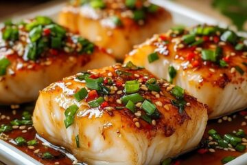 Baked Honey Soy Glazed Cod