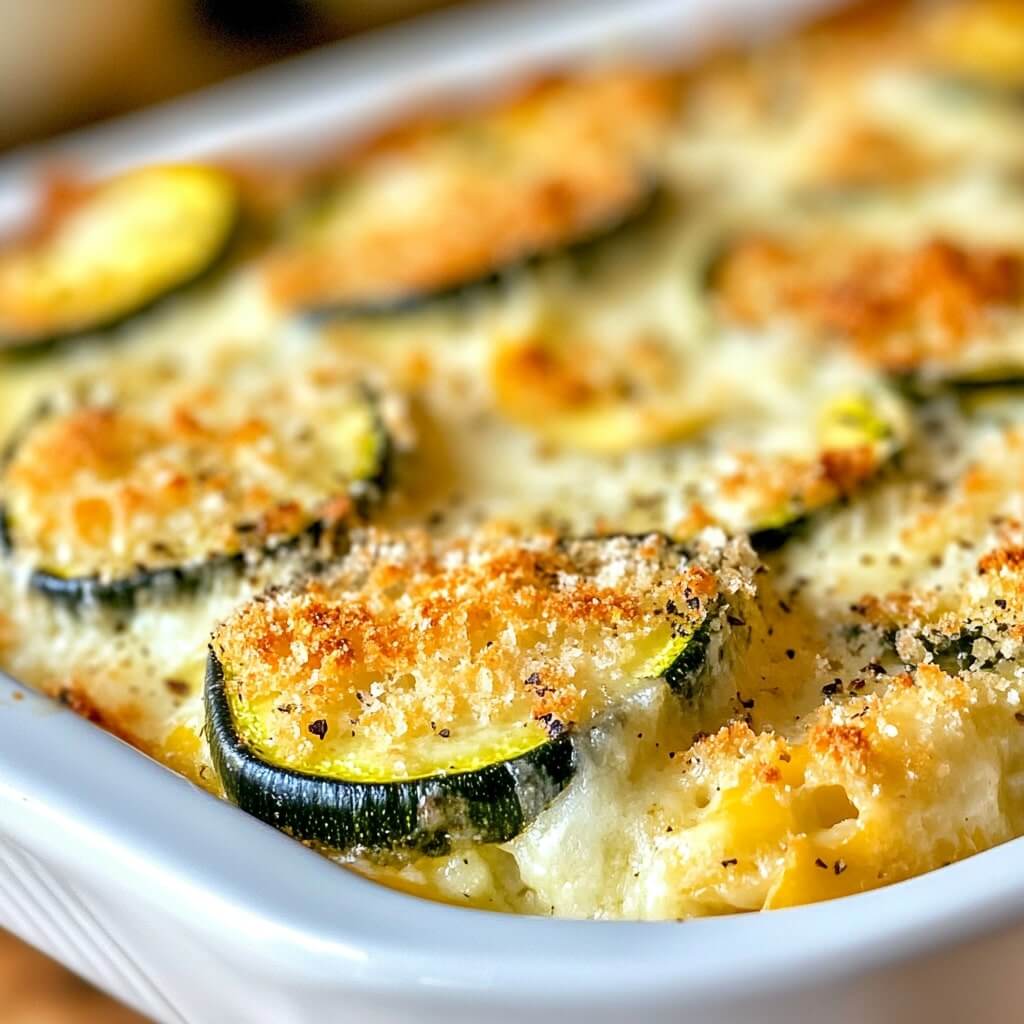 Baked zucchini Parmesan panko