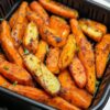 Balsamic Glazed Air Fryer Carrots