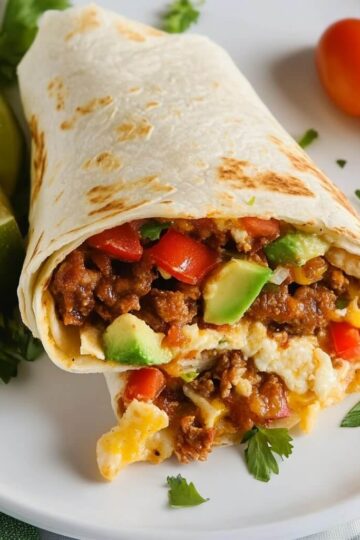 Best keto breakfast burrito