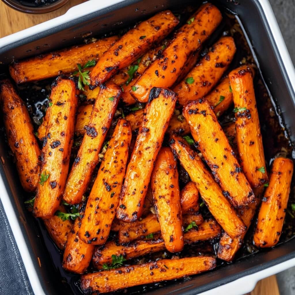 Carrots in Air Fryer With Honey