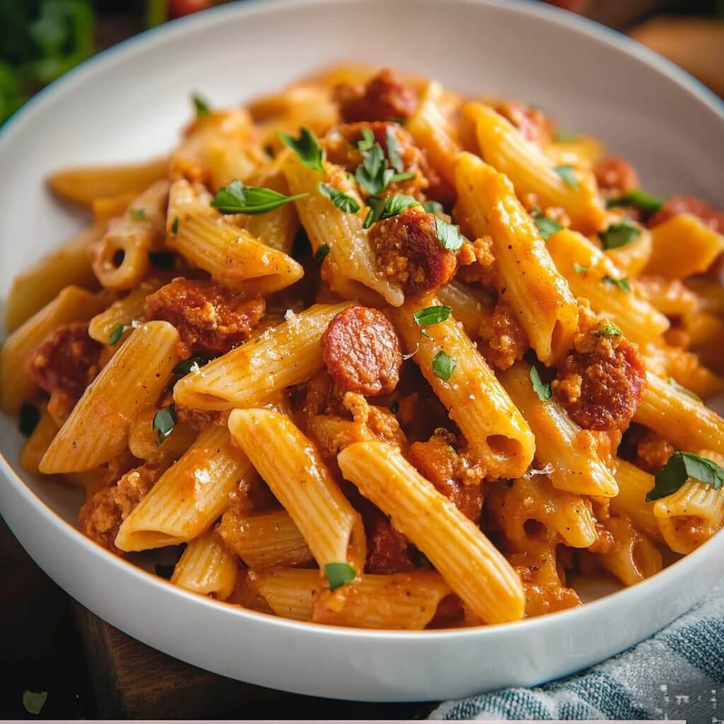 Chicken and Chorizo Pasta Recipe