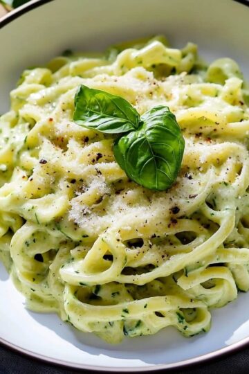 Creamy zucchini pasta recipes