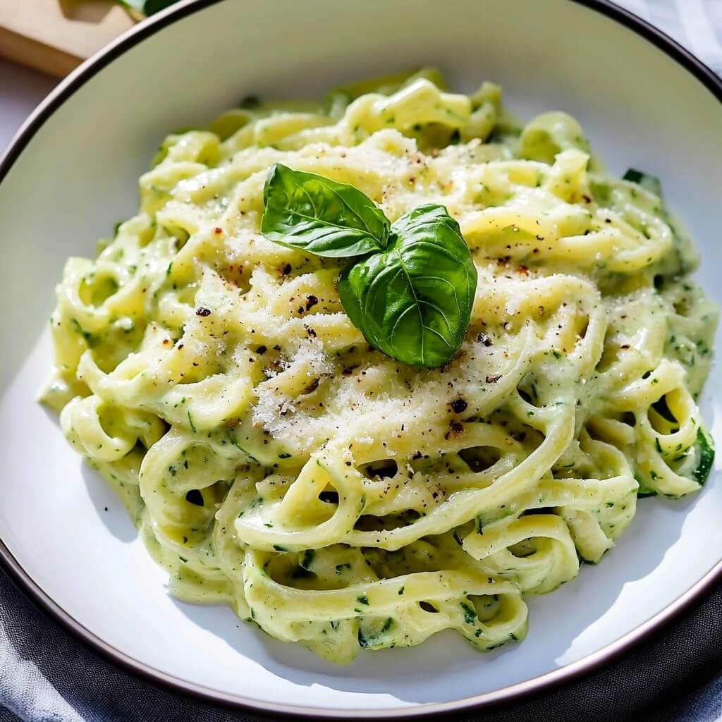 Creamy zucchini pasta recipes
