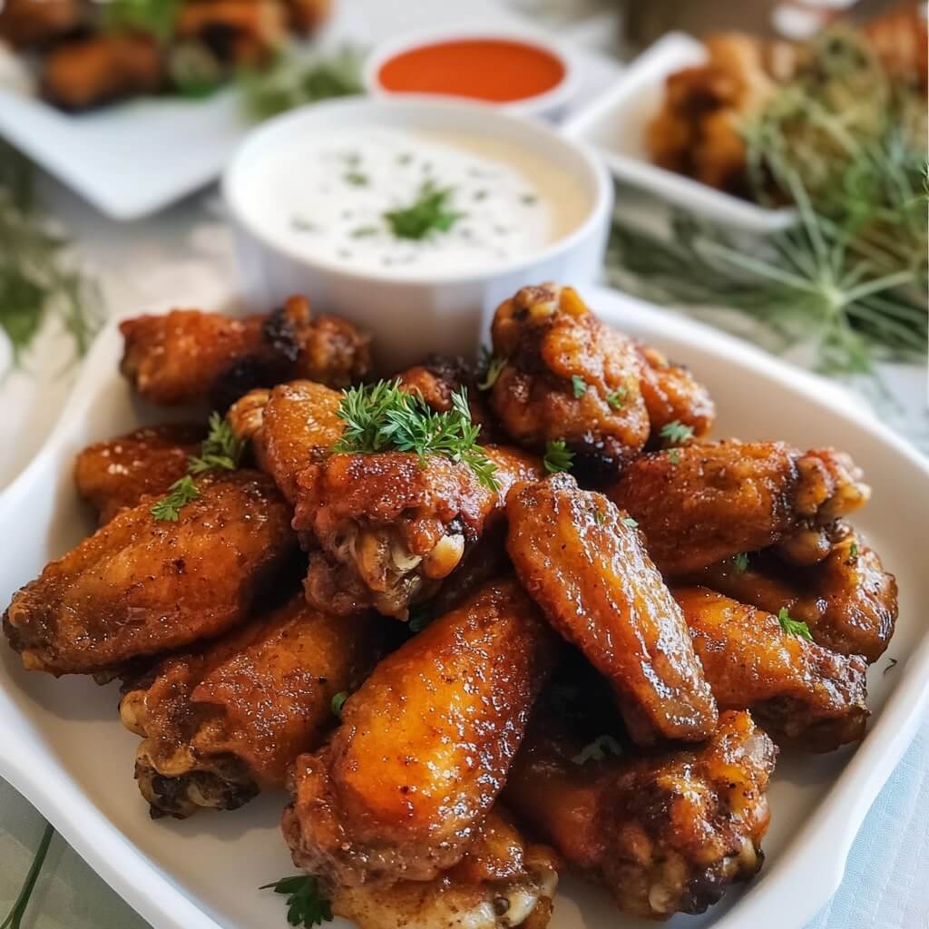 Crispy Lemon Pepper Chicken Wings