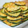 Crispy Oven Fried Zucchini Chips