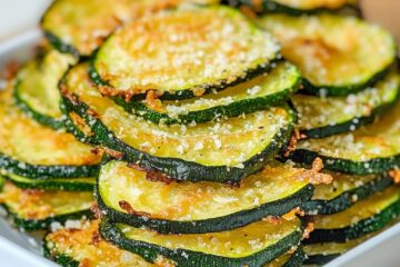 Crispy Oven Fried Zucchini Chips