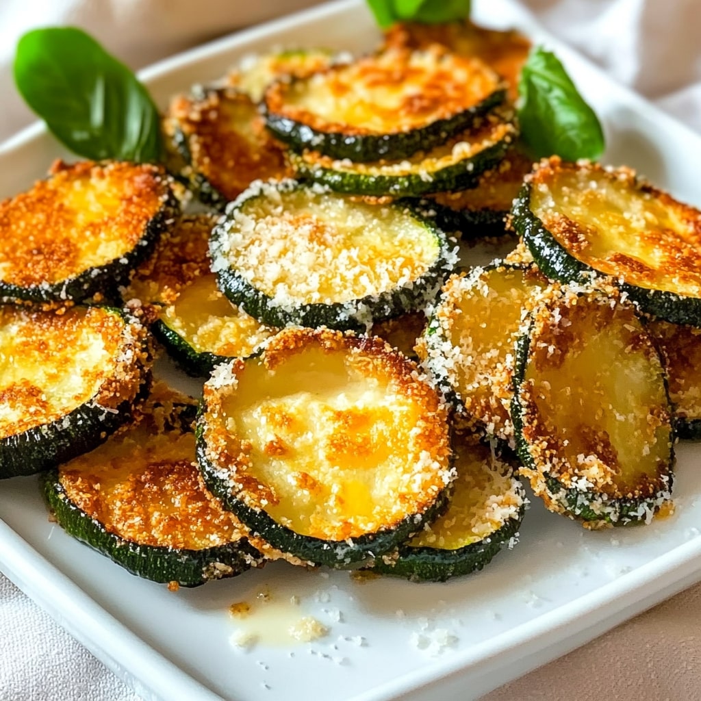 Crispy Parmesan Zucchini Chips