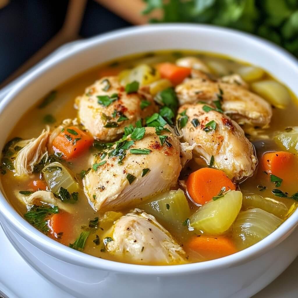 Easy Creamy Chicken Soup