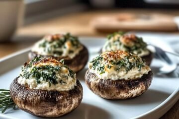 Easy Keto Stuffed Mushrooms