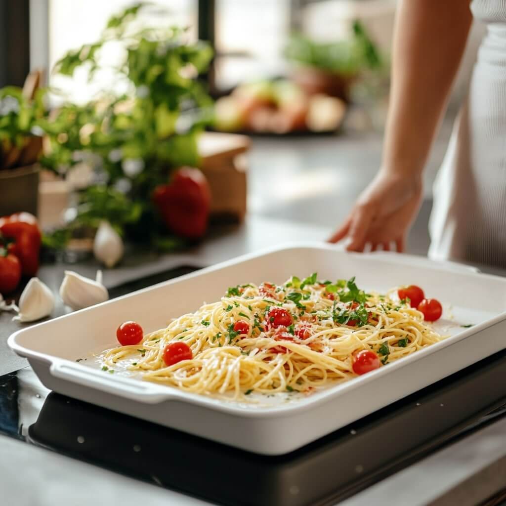 Easy Spaghetti carbonara recipe with cream