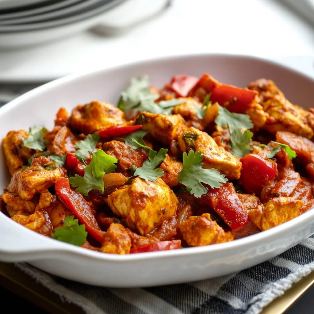 Easy keto jalfrezi recipe
