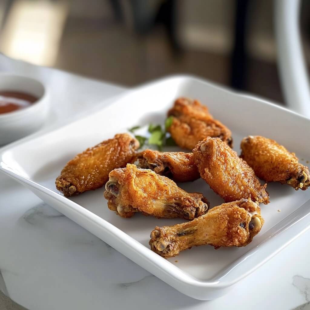 Extra Crispy Baked Chicken Wings