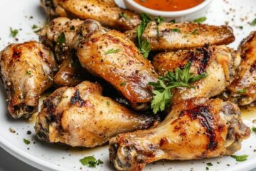 Grilled Chicken Wings sides
