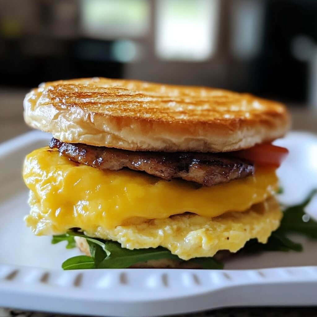 Keto Breakfast Sandwich (Meal Prep!)