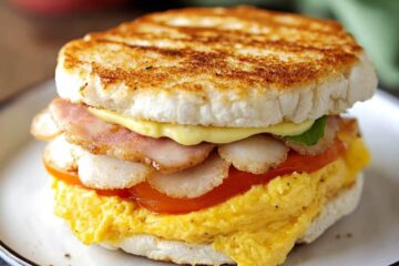 Keto Breakfast Sandwich Monte Cristo