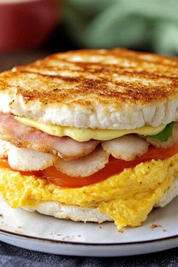 Keto Breakfast Sandwich Monte Cristo