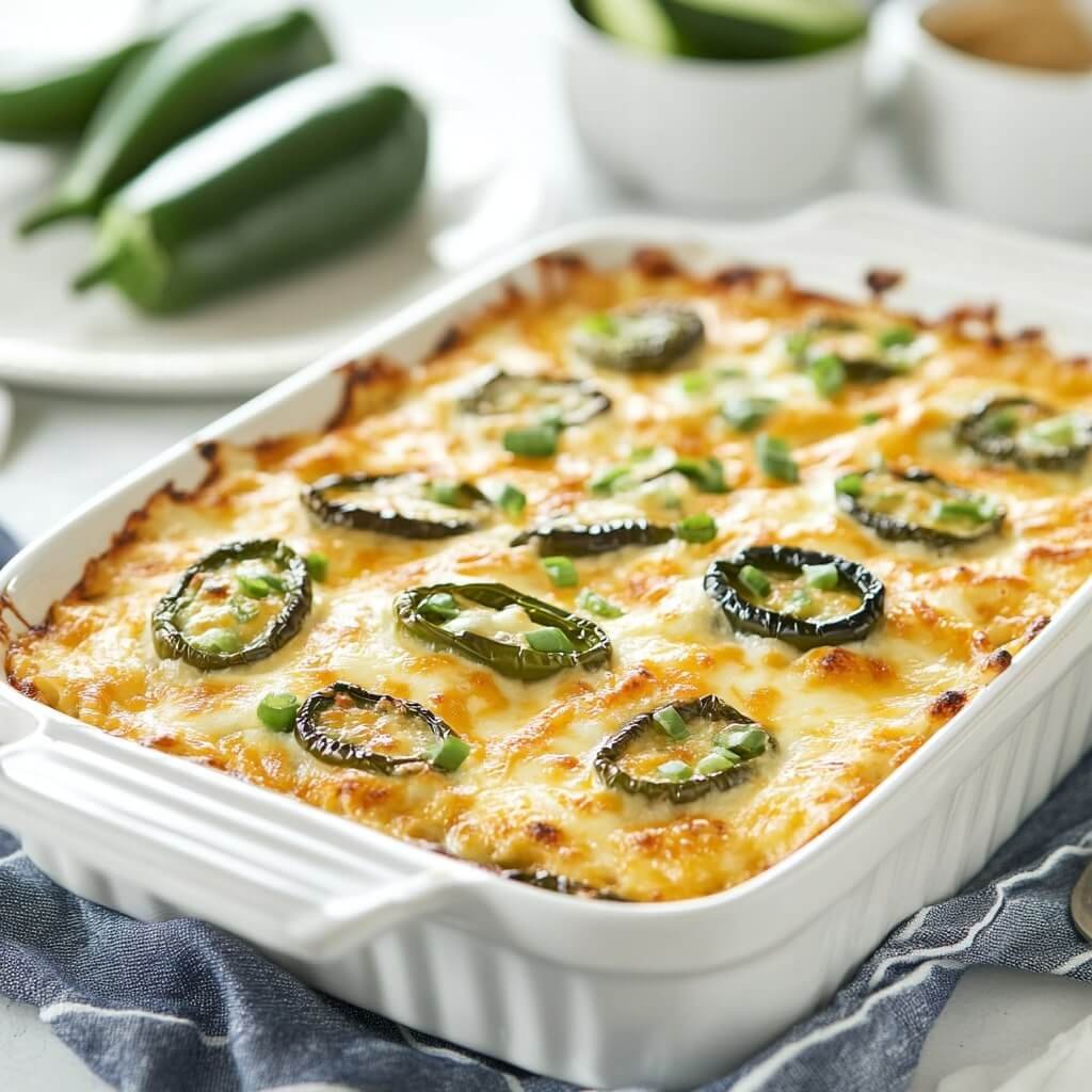 Keto Jalapeno Popper Chicken Casserole