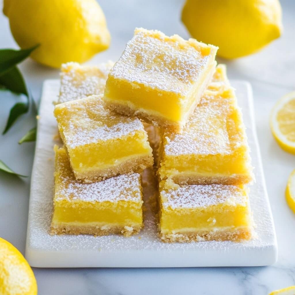 Keto Lemon Bars - Easy, Sugar Free Recipe!