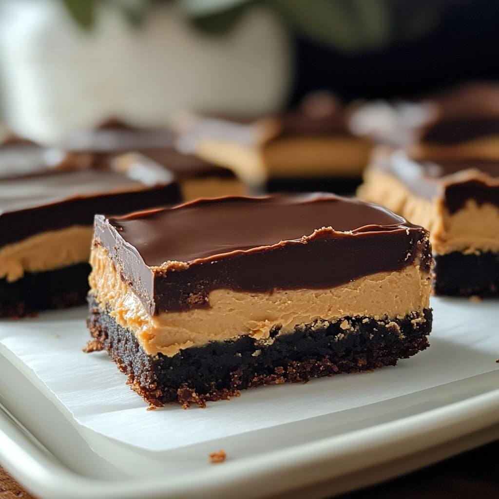 Keto Peanut Butter Bars {2g Carbs}