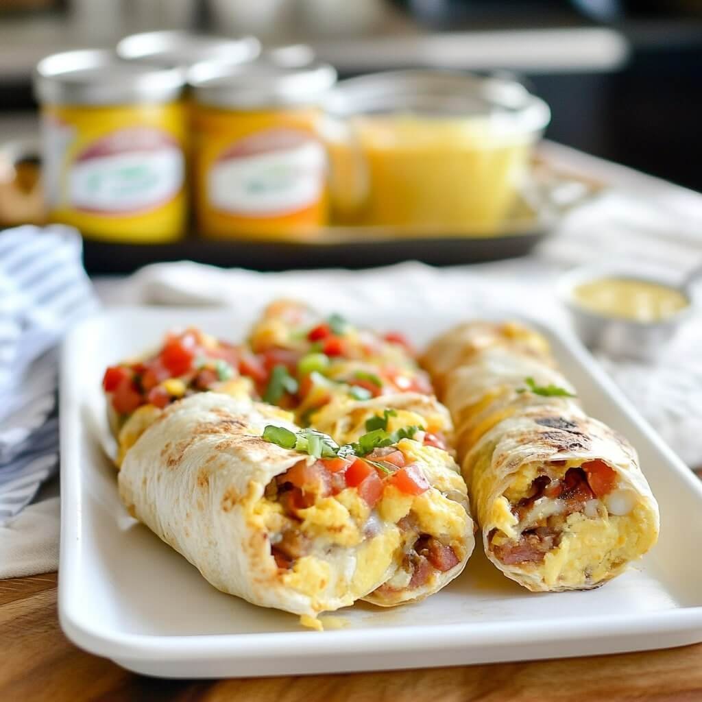 Keto breakfast burritos recipe