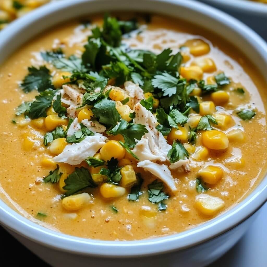 Mexican Street Corn Chicken Soup