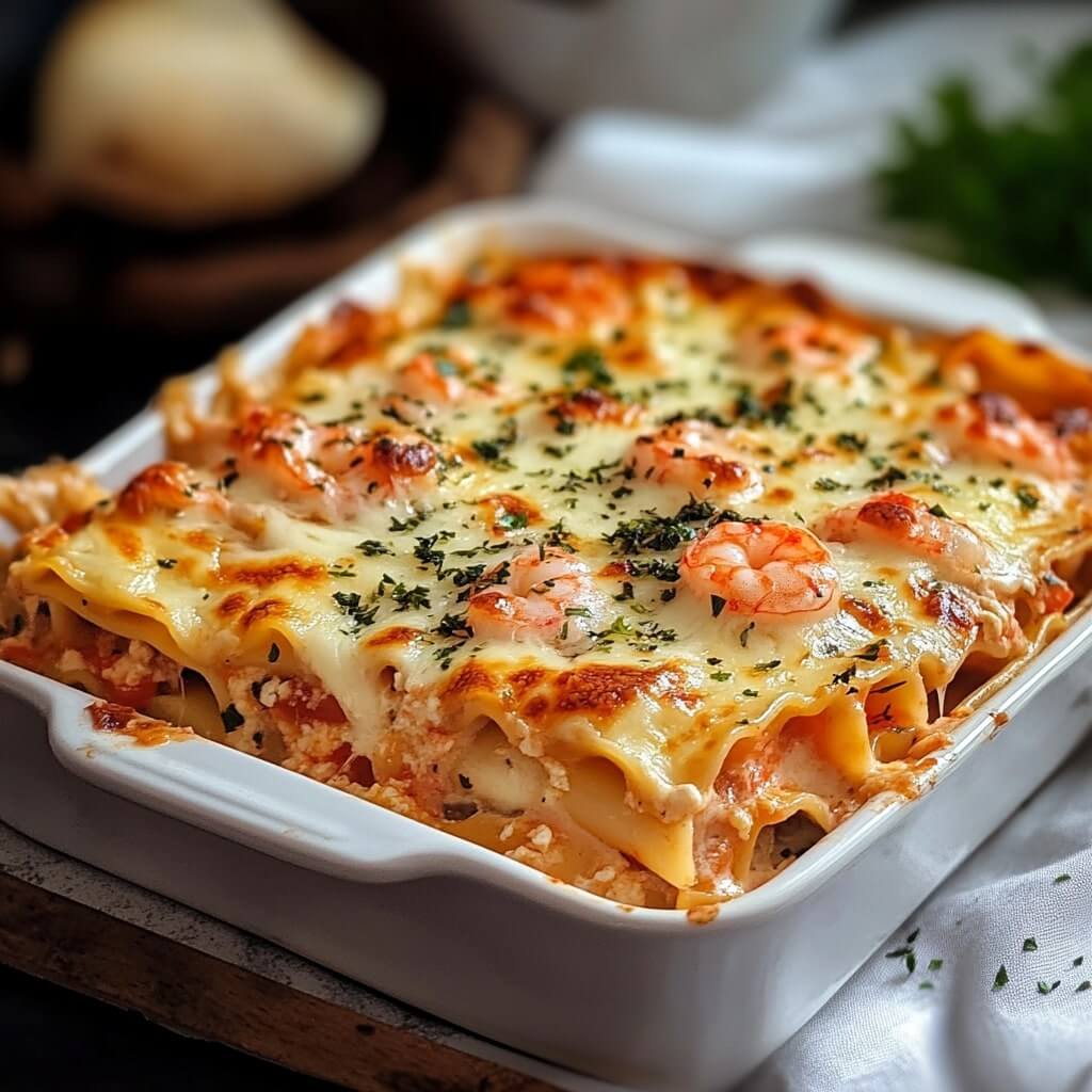 Seafood Lasagna Recipe