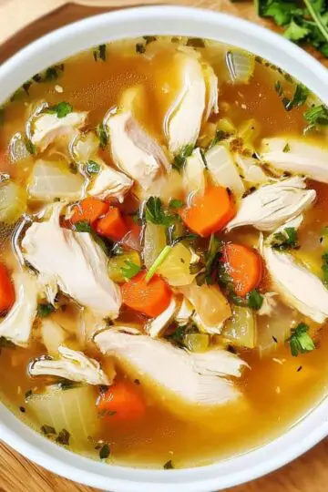 Simple Chicken and Rice Soup