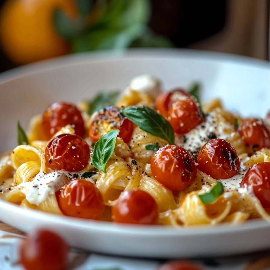 Simple Pasta With Cherry Tomatoes