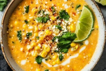 Stay at Home Chef Mexican Street Corn Soup