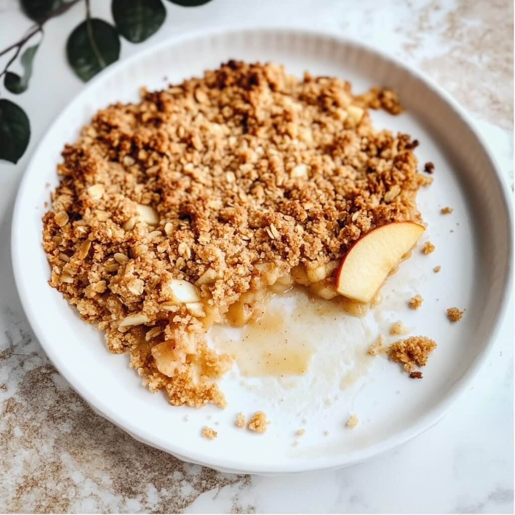 Sugar Free Apple Crumble