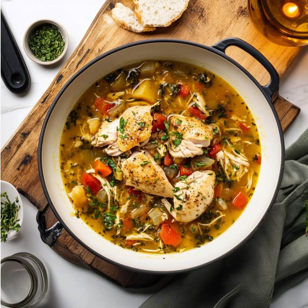 Tuscan Style Chicken Soup