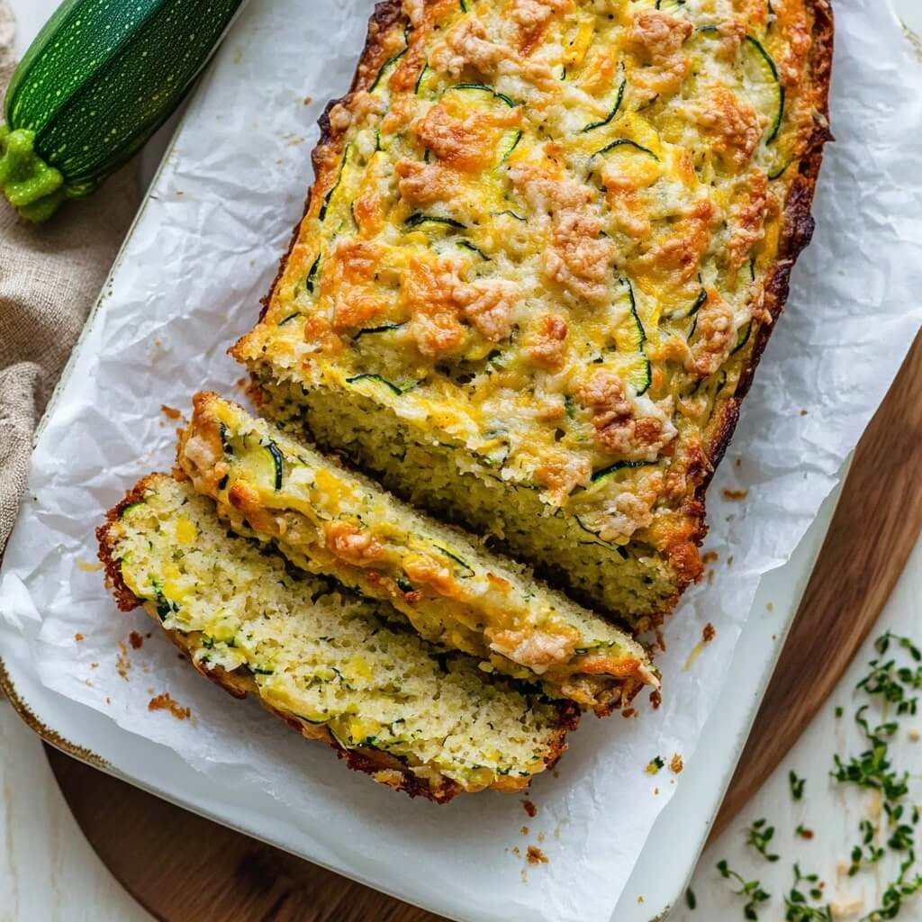 Zucchini Bread Crumbs Parmesan