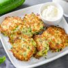 Zucchini-Parmesan Cheese Fritters Recipe