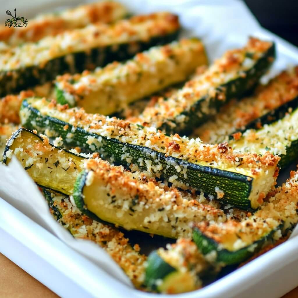 Zucchini Parmesan Fries Air Friyer