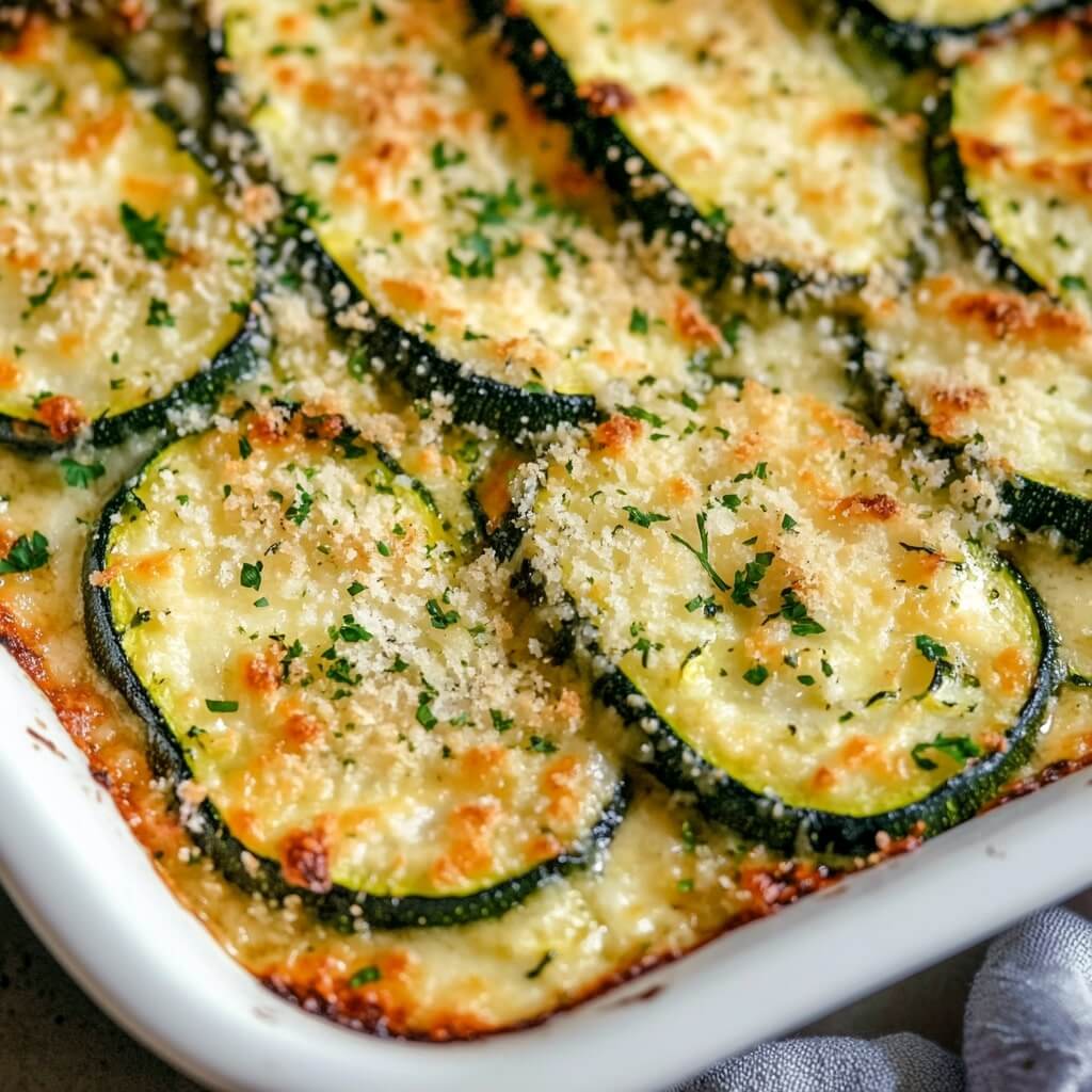 Zucchini parmesan bake healthy