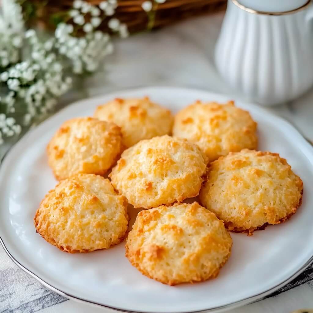 Low Carb Cheddar Garlic Biscuits