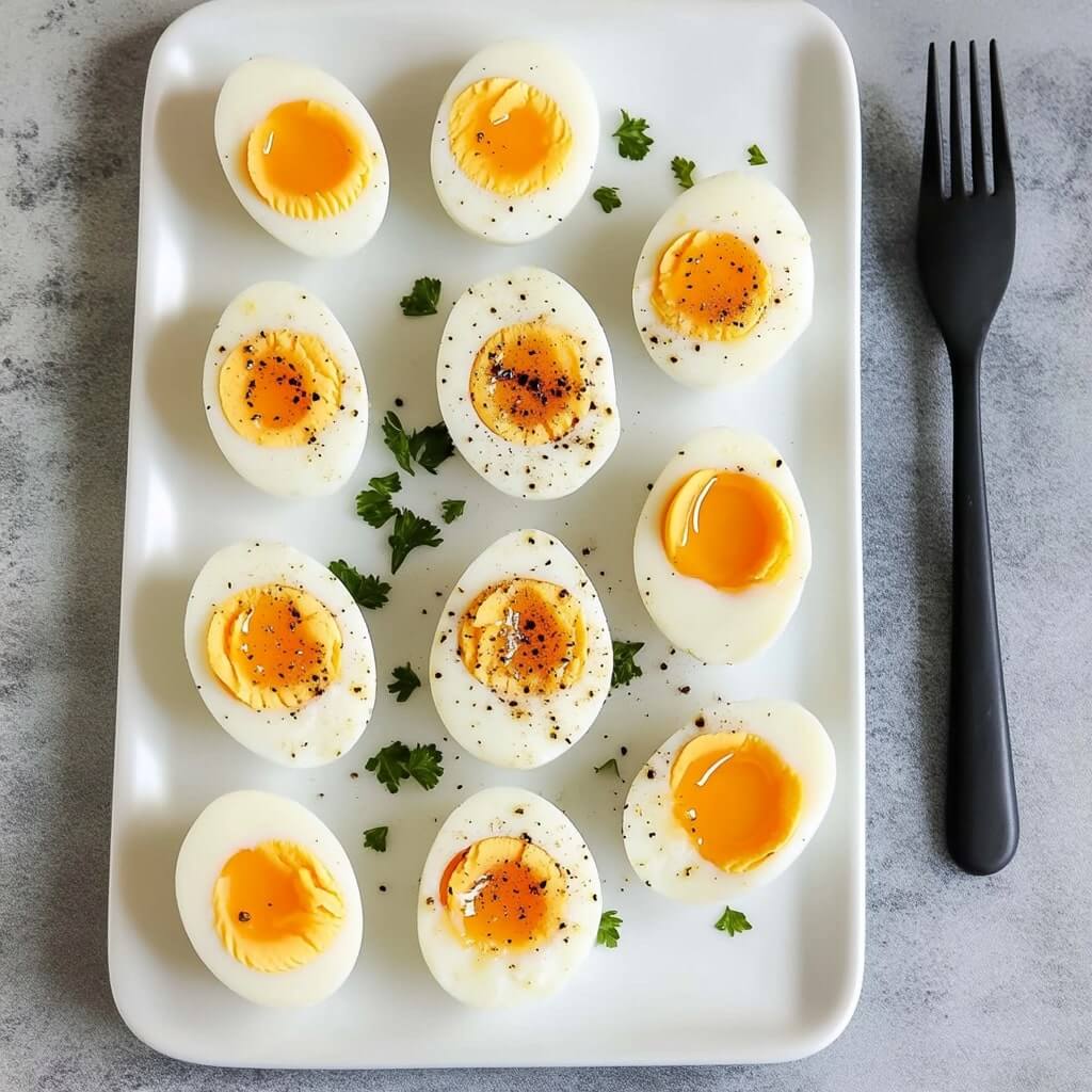 Air Fried Boiled Eggs