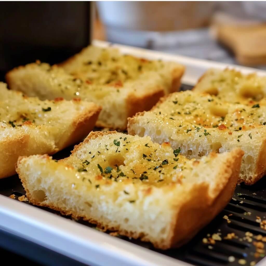 Air Fryer Garlic Bread