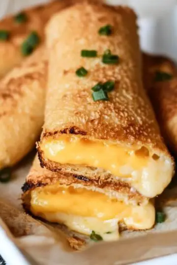 Air Fryer Grilled Cheese Roll Ups for Dipping