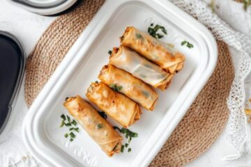 Air Fryer Spring Rolls with a Twist