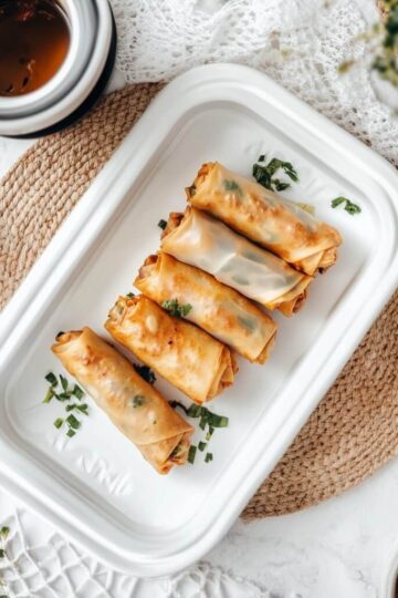 Air Fryer Spring Rolls with a Twist