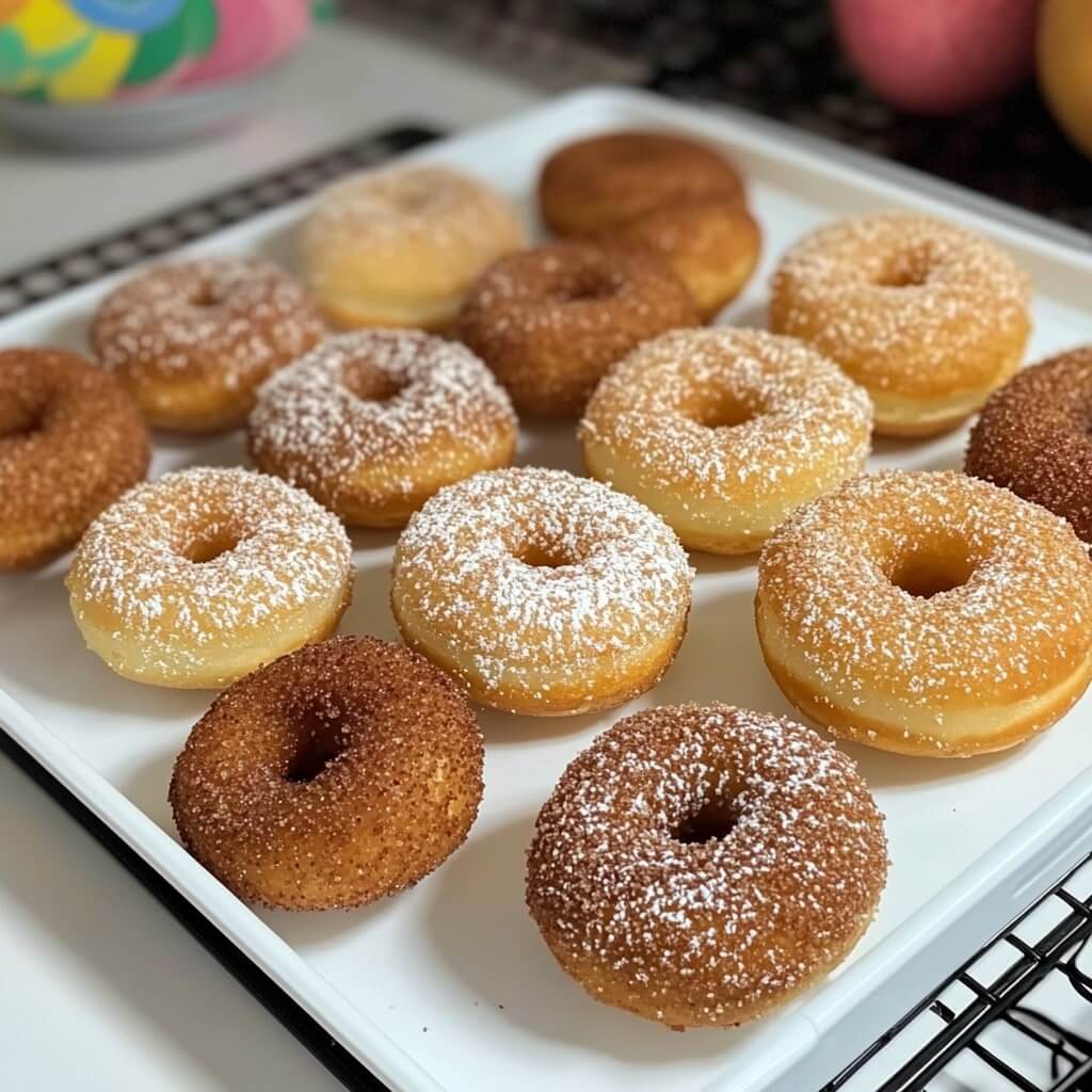 Air fryer donuts biscuits chocolate