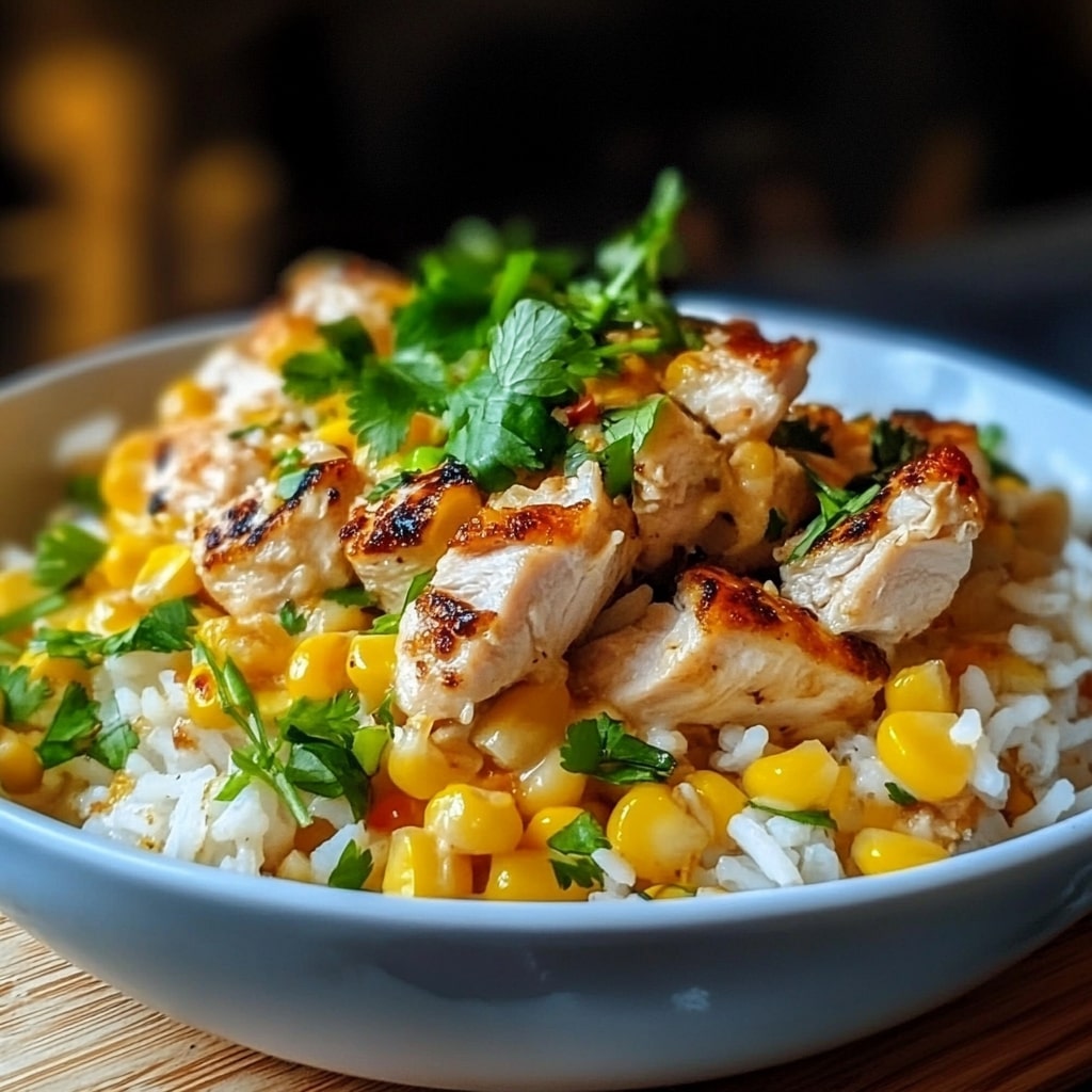 Best Street Corn Chicken Rice Bowl Recipe