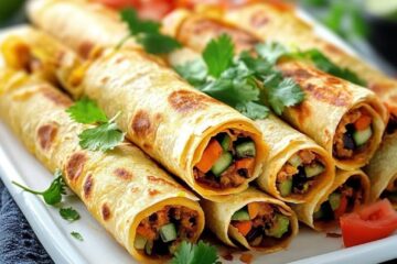 Black Bean Taquitos (Vegan, Gluten-Free and Easy!)