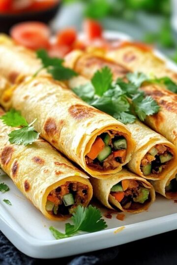 Black Bean Taquitos (Vegan, Gluten-Free and Easy!)