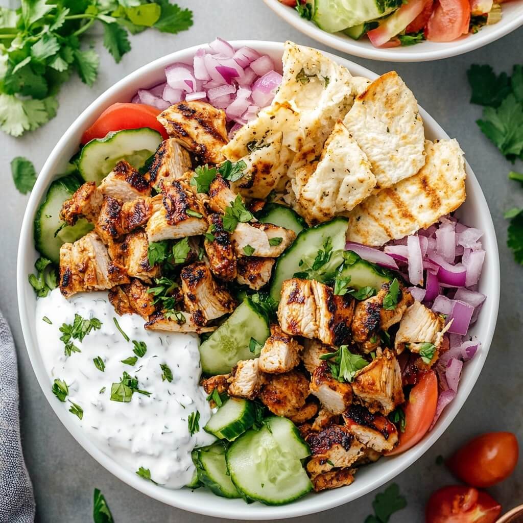 Chicken Gyro Bowls Recipe